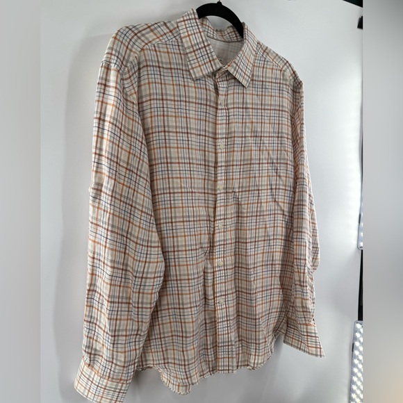 EUC Joseph Abboud Plaid Button Down Shirt - Picture 3 of 7